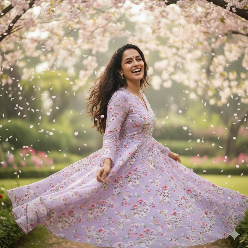 A girl reading a book in a cozy, sunlit room